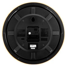 Soleil Wood-Look Wall Clock